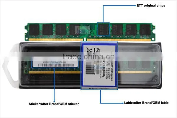 China computer hardware ETT chips 1600mhz non-ecc ram ddr3 8gb