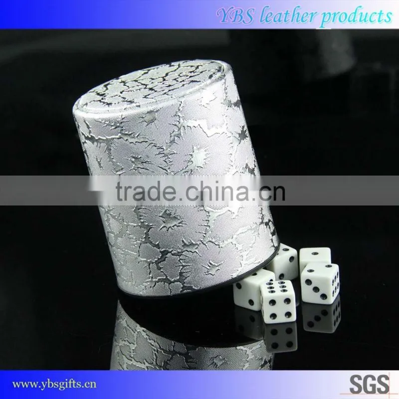 Largest china Supplier PU Leather Dice Cup for entertainment