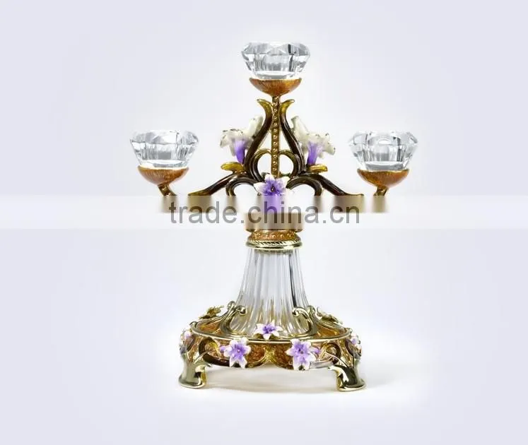 RORO Conjugal Felicity lily pewter craft gift candle stand