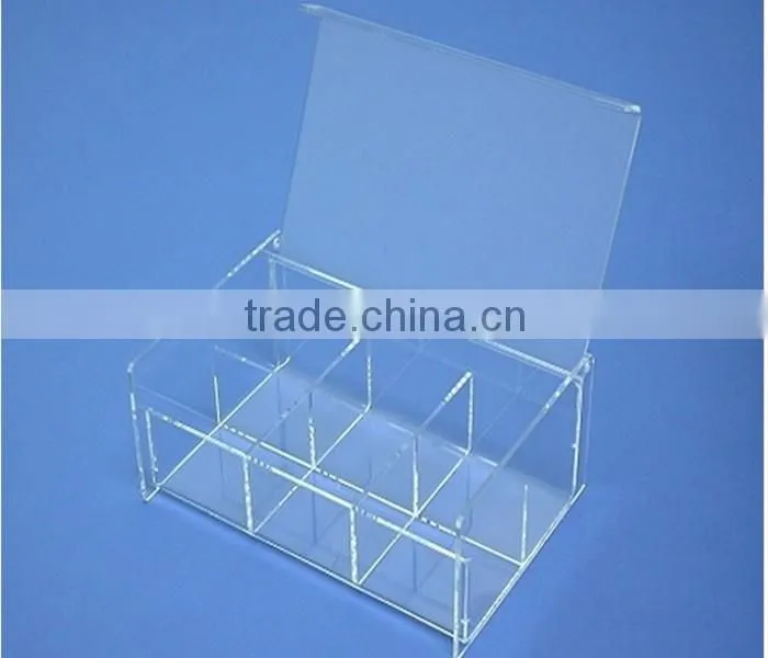 Hot sale low price clear acrylic cosmetic makeup organizer