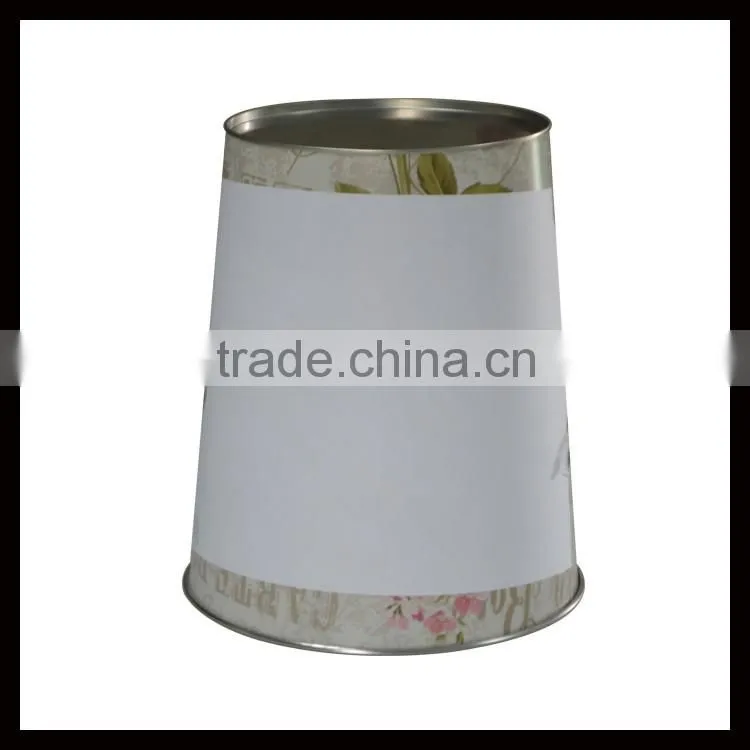 Household Colorful Large Size Metal Kitchen Waste Bin For Office/House