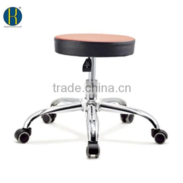 New Red PU Wheels Bar Chair/Bar Stools/Barstools