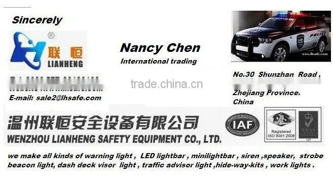High quality square LED light warning light for ambulance (LTDG15-B)