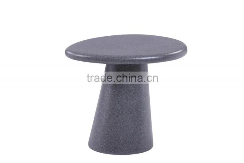 White End Table. Fiberglass Material in High Gloss Finishing.