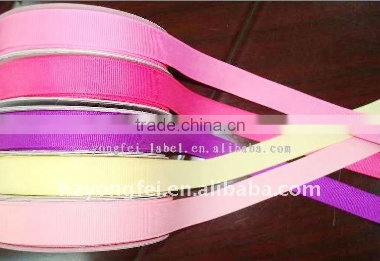 Colorful Polyester Stain Ribbon Label