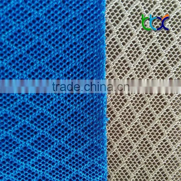 2015 hot sale running shoes double layer air mesh fabric for shoes