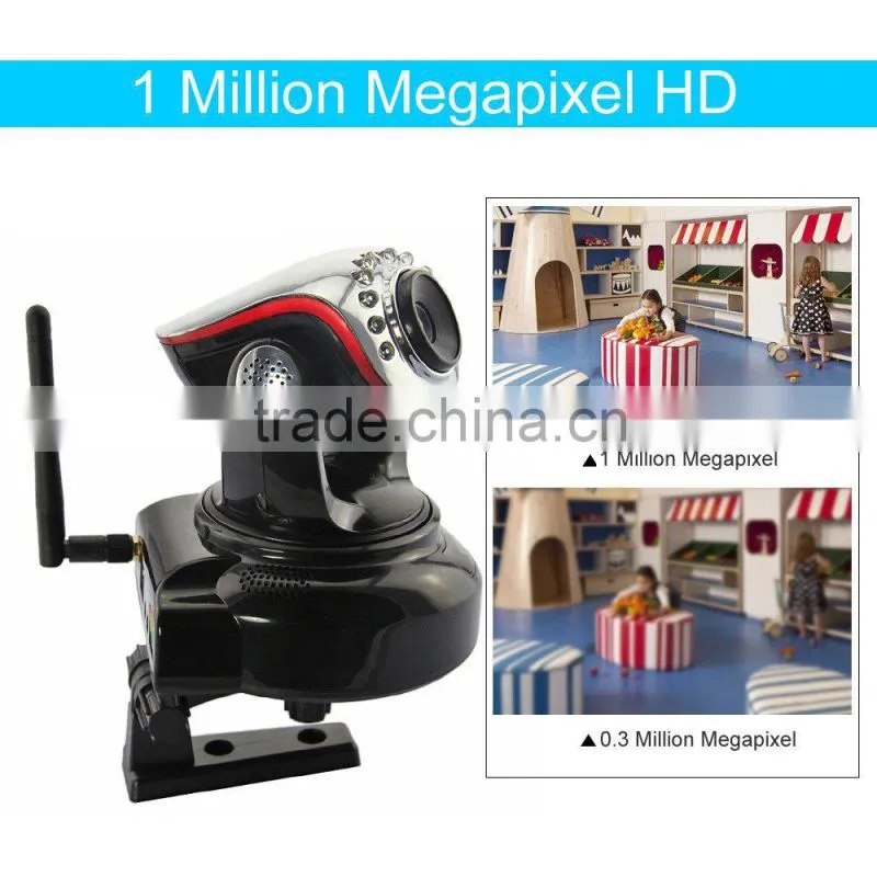 Sidiou Group SDO-625W Wireless / Wired Pan & Tilt H.264 Megapixel IP / Network Camera with Night Vision, IR Cut and 4mm Lens