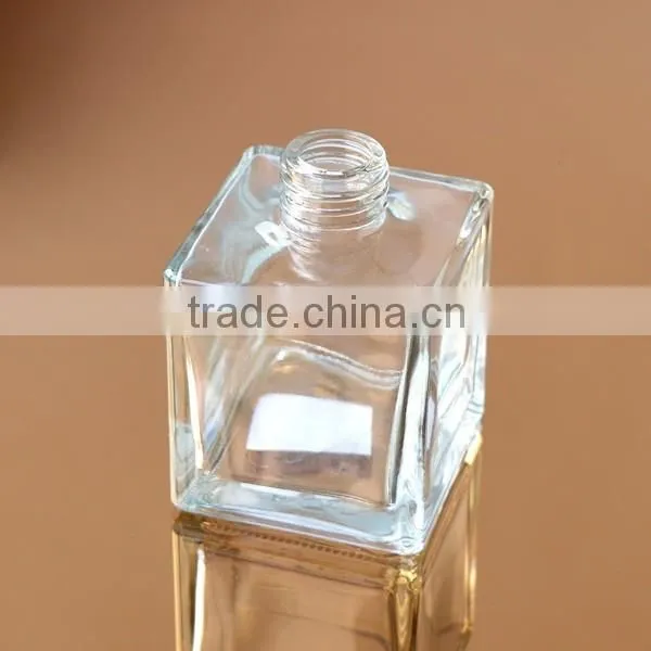 Transparent glass perfume bottle/aroma bottle