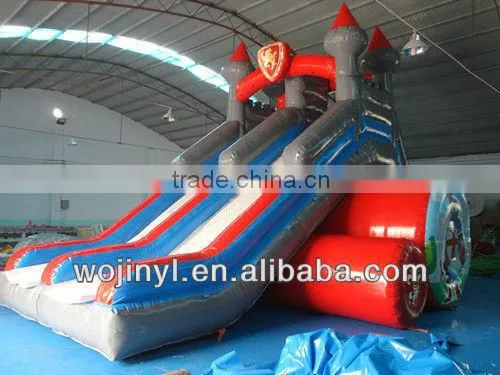 Iarge commercial inflatable dry slide for sale