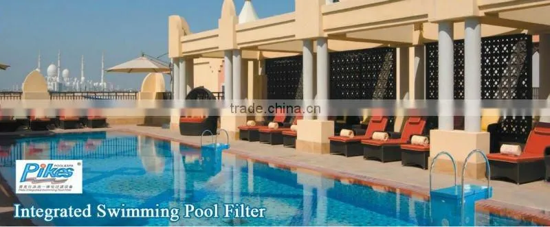 new design fashional integrated swimming pool pump and filter