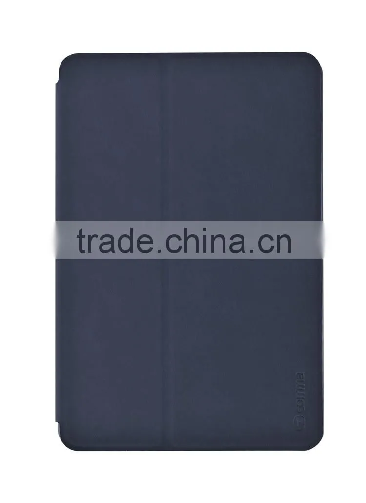Shockproof PC Back Shell Smart Sleep Wake Stand Leather Case for iPad mini 4