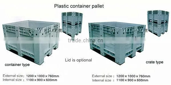 Rackable Plastic Pallet WH-1313H
