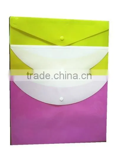 document bag ,file bag with fastener customized file bag