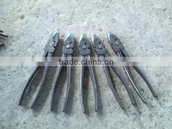 Drop Forge Household plier , Round Nosed fence Pliers,square head fencing plier