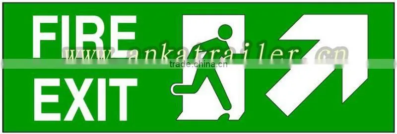 Exit Fire Safety Signs