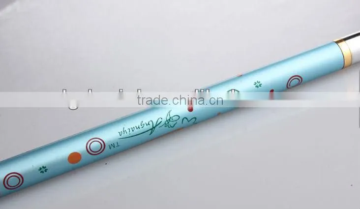 Nylon hair nail art cosmetic brush,Aluminum handle makeup brush