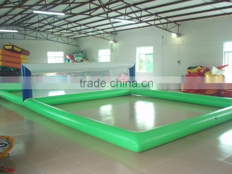 Hola water game inflatable volleyball court for sale