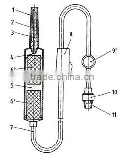 Medical blood transfusion set