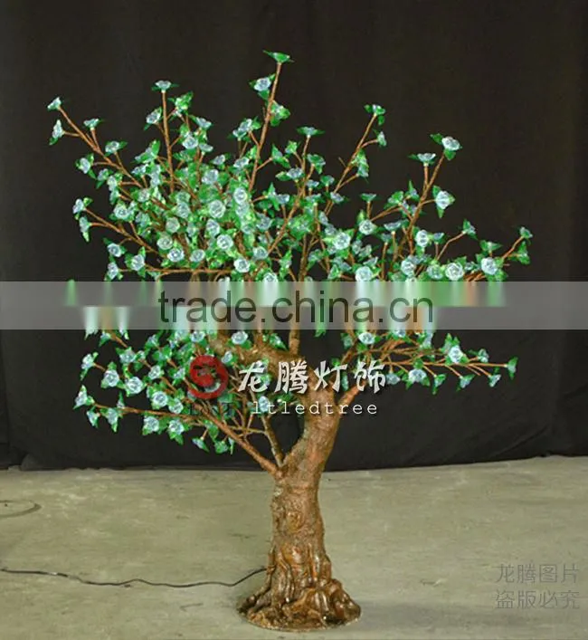 Hotel decoration led rose flower tree light