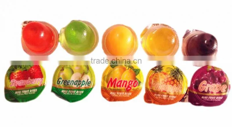 Unit x16G Halal snack syrup mini assorted fruit jelly