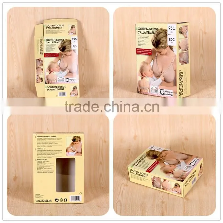 wholesale customized gift packing paper box woman underwear apparel boxes