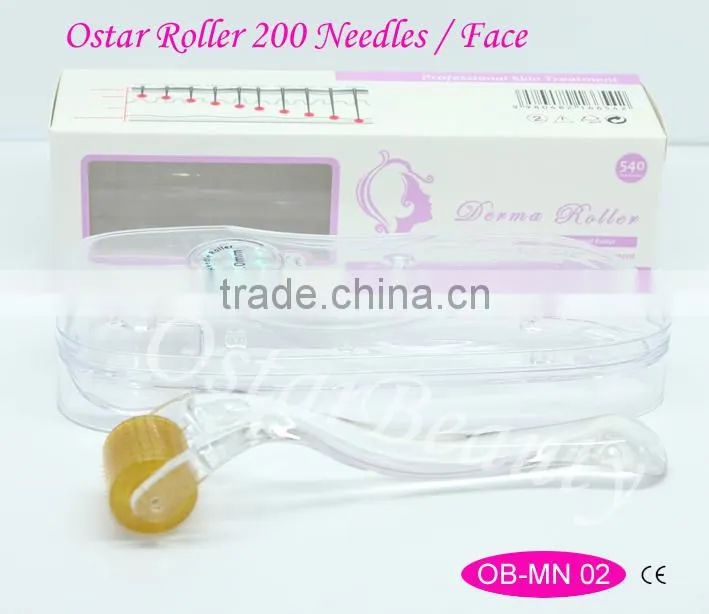 2015 Popular titanium micro needle roller / derma roller skin nurse system MN 02