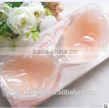 2016 Lady's Sexy Stealth Silicone Adhesive Stick On Gel Push Up Invisible Strapless Backless Bra Cup A B C D E Silicone bra