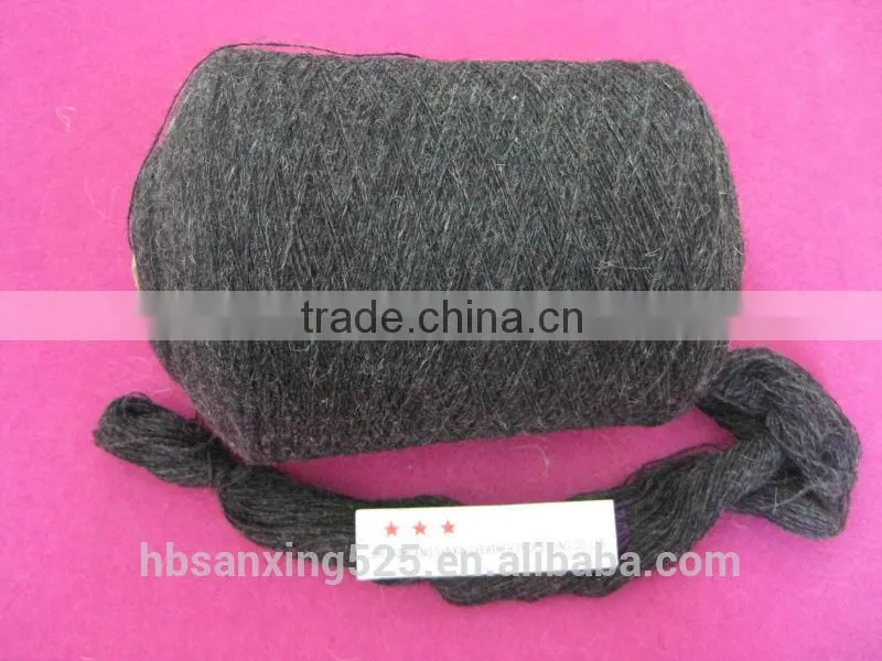 100% dyed wool yarn for making socks, raw white or dyed colors