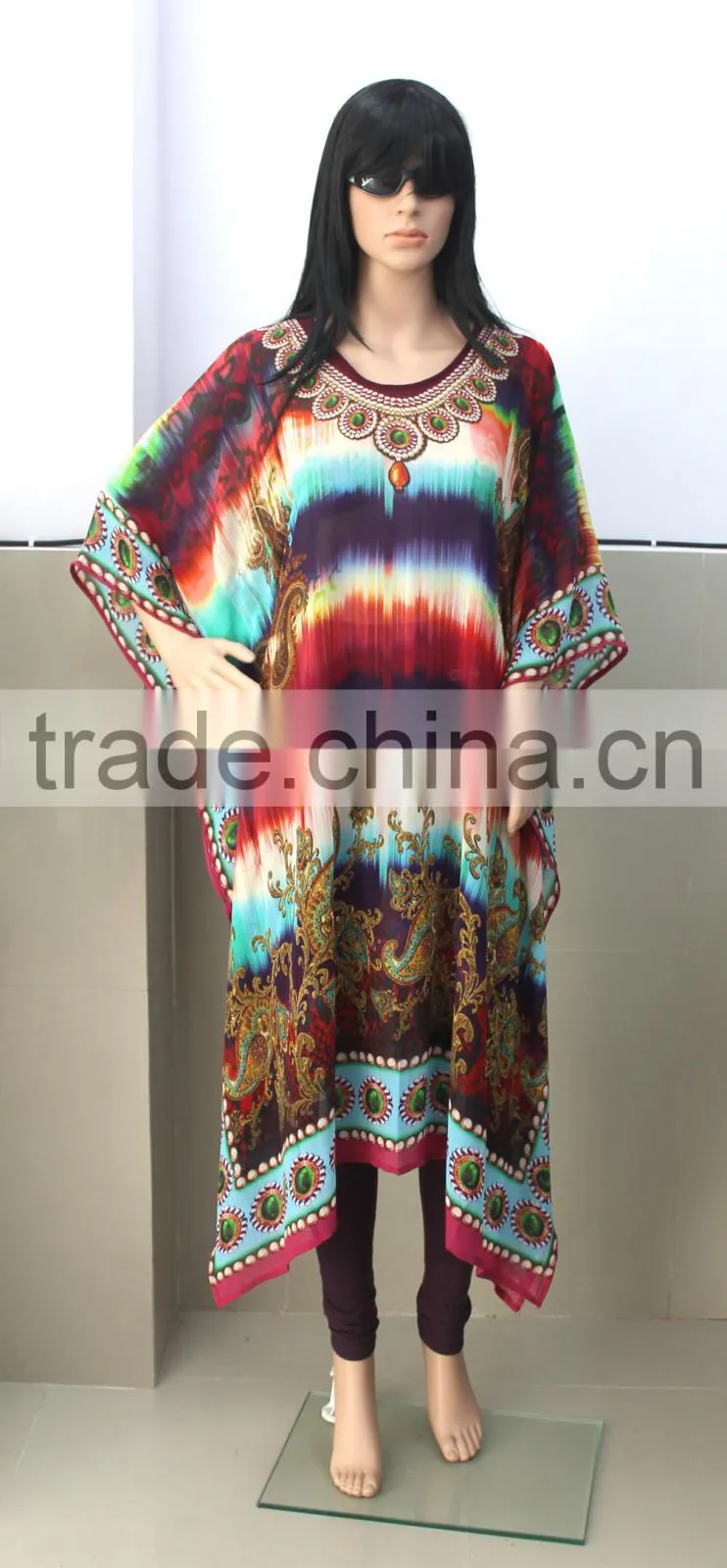 Digital Print Latest Kaftan Designs