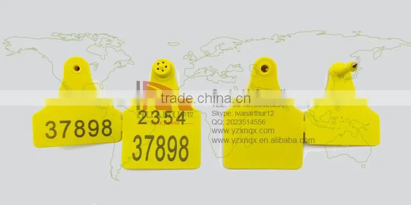 visual cattle laser ear tags 78*56 mm