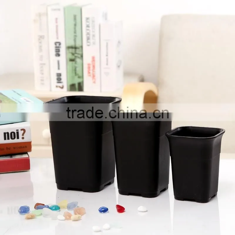 High Quality Colorful Plastic Flower Pots 12*15.5CM