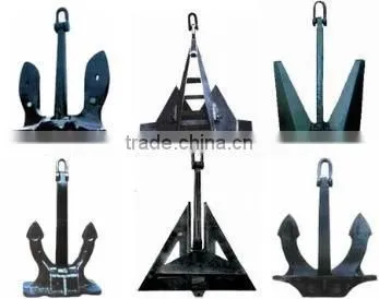 High Quality steel casting ZG200-400C Material Hall ship anchor design Ship anchor