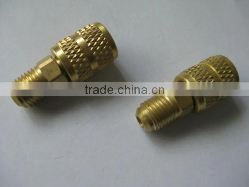 R410 charging adapter / R410 switch connector / R410 Rigid Adapter with Depressor and Valve