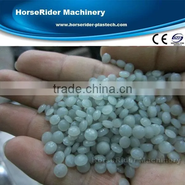 waste plastic granule recycling line/types of plastic granules pe/pp and pe granules and regranules