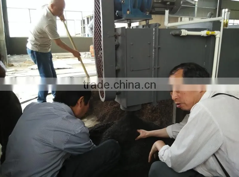 Continuous rotary sawdust carbonization stove for biochar production line