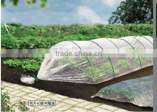 PE agricultural plastic Greenhouses film kit tunnel for vegetable used in garden
