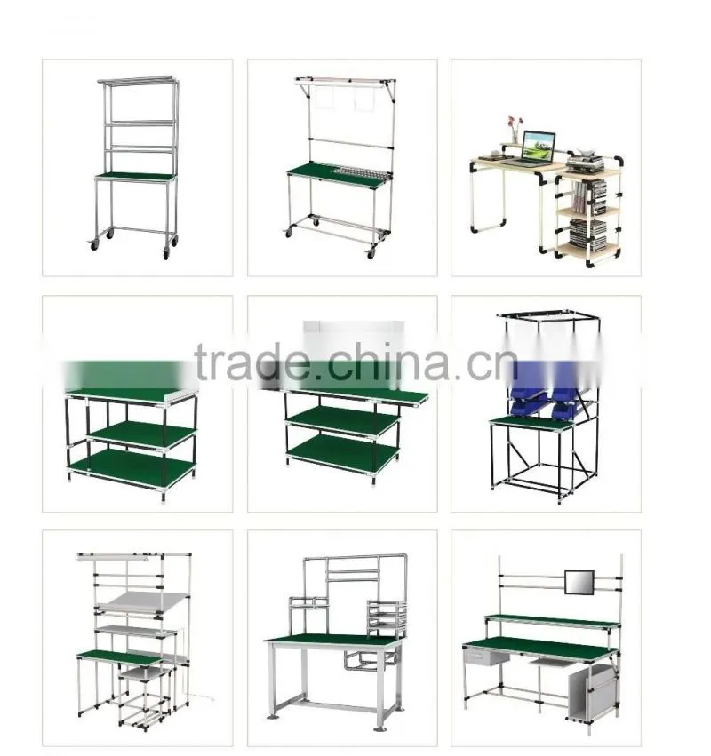Wuxi Manufacturer Good Quality Composite Lean Pipes/tube/bar for Pipe Rack System