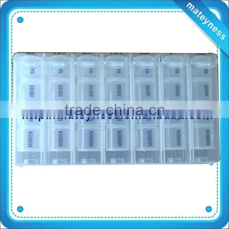 2012 HOT SELLING Weekly Pill Box with Spring