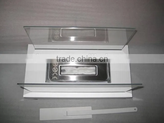 decorative metal box bio fireplace , tempered glass fireplace
