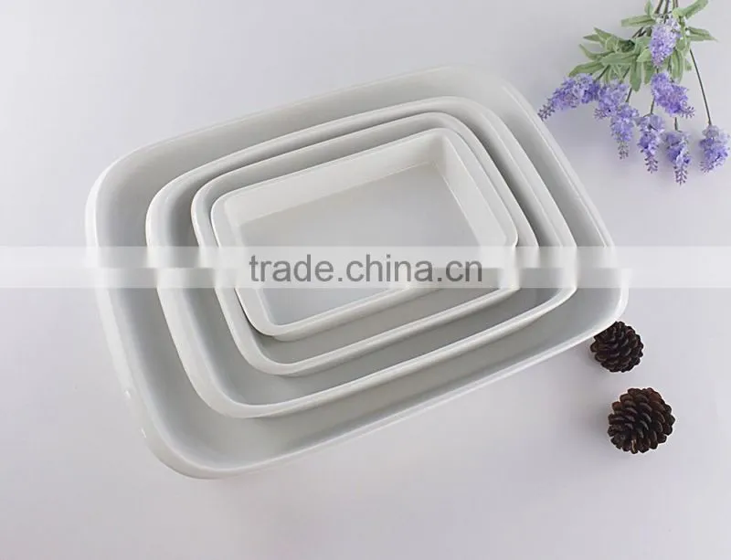 Hospitality hotel supply baking accessories ceramic bakeware set