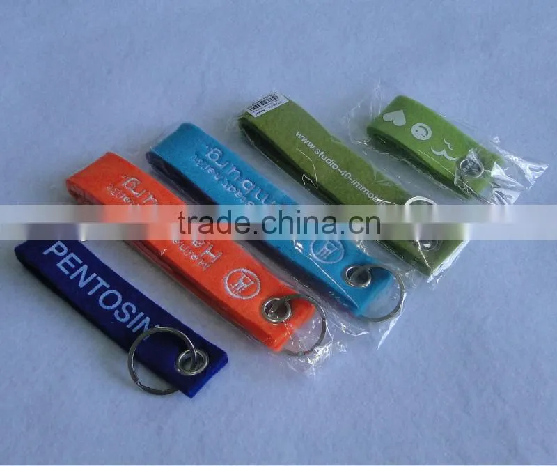 HOT!Fashion felt key holder for promotional gift
