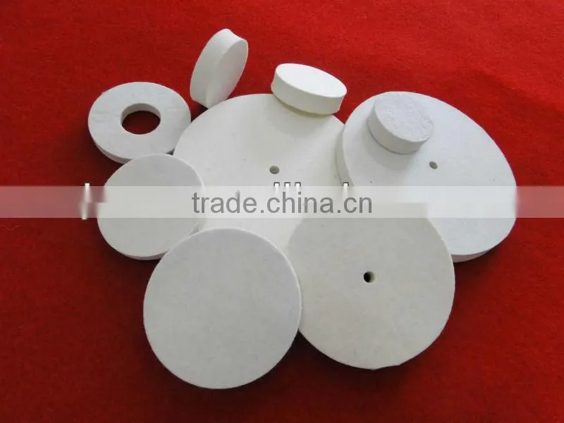 Wool Felt Polishing Pad Used for polishing marble metal glass diamond