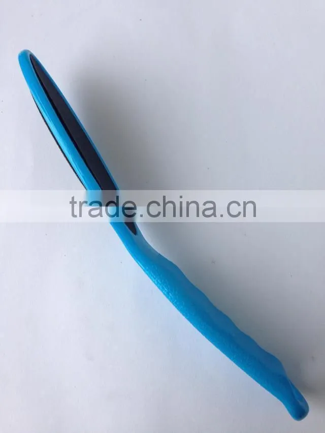 Colourful sandpaper foot file with plastic handle,pedicure foot file,smoother foot file