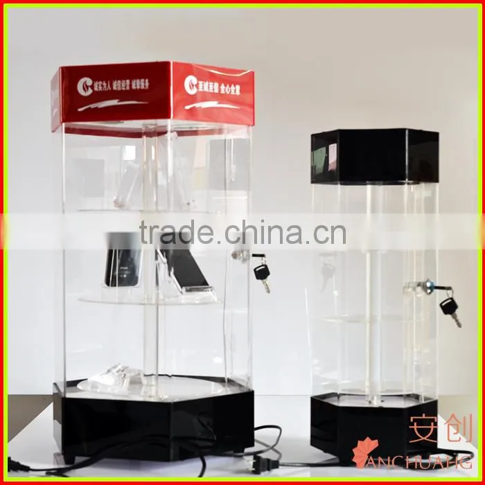 revolving display cabinet_acrylic rotating showcase