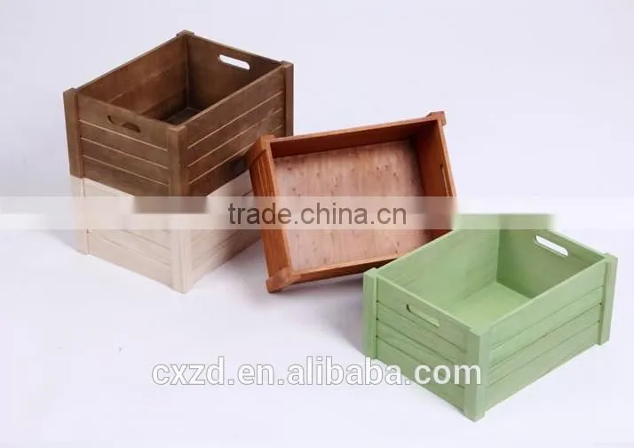 cheap handmade wooden crate