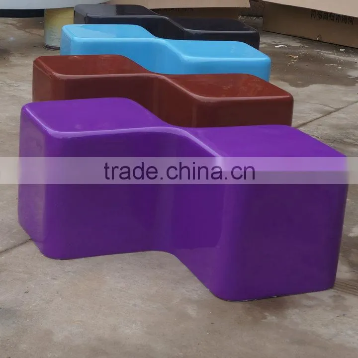 Fiberglass modern leisure chair for mall