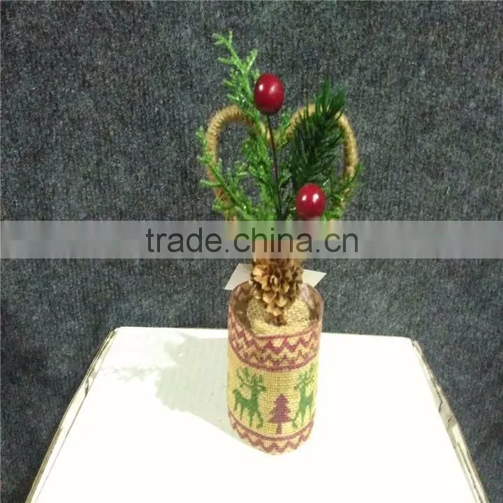 China factory supply crafts decorations 5 inch christmas tree for christmas market