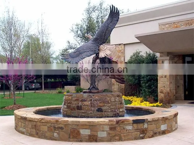 High Quality cast brass eagle sculpture