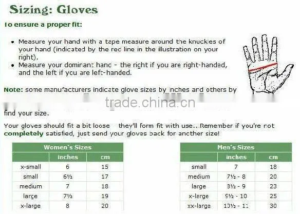Pro leather training glove