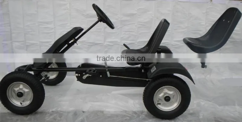 two seat 2 person pedal cart kart with CE certificate